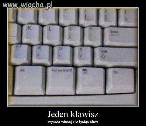 Jeden klawisz