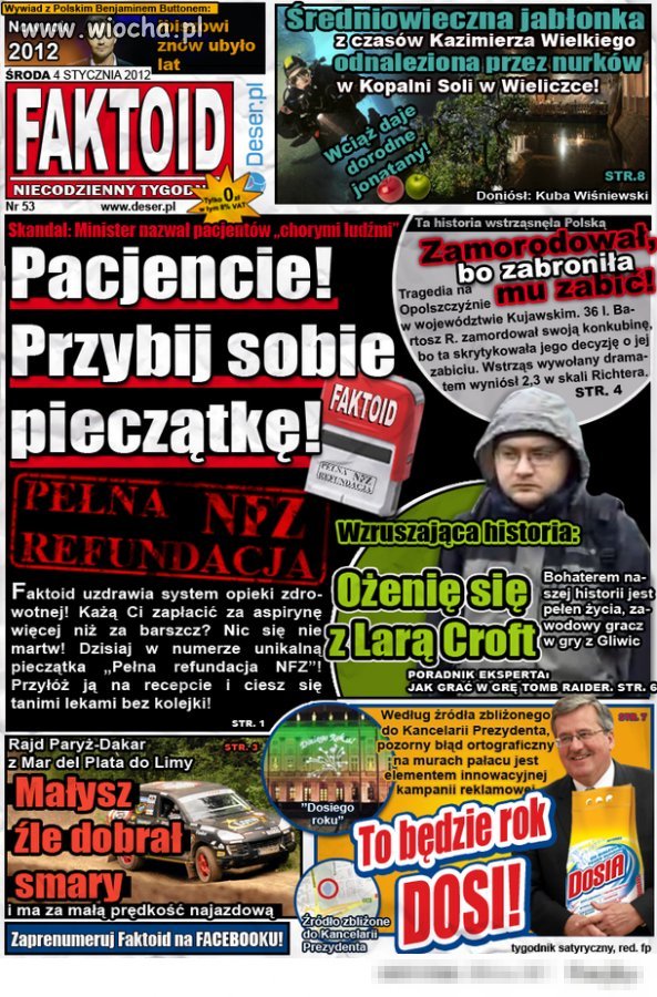 Co w tych gazetach piszą.