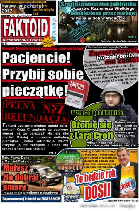 Co w tych gazetach piszą.