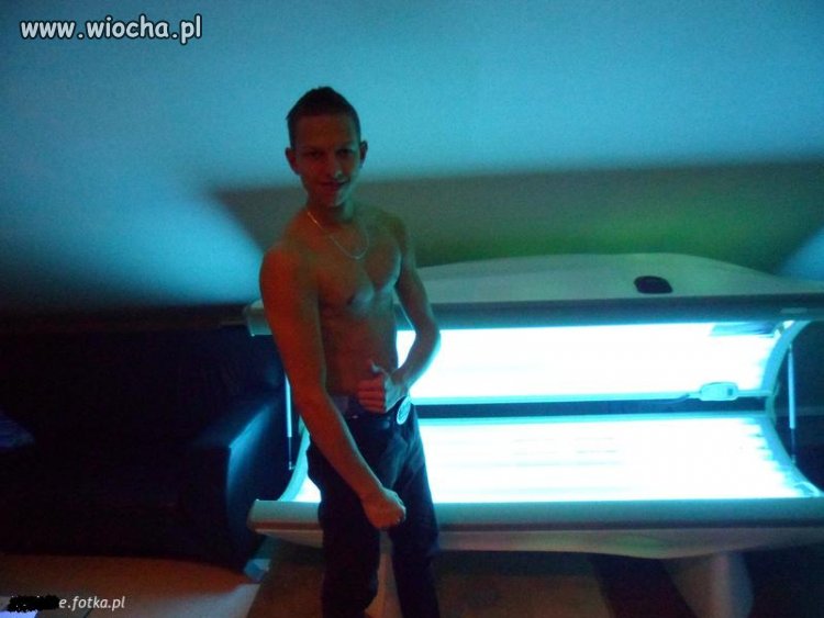 Lansik w solarium...