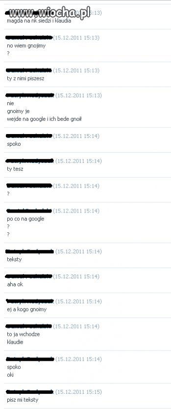 Mistrzowie bluzgania i ortografii...