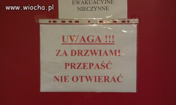 Przepaść za drzwiami