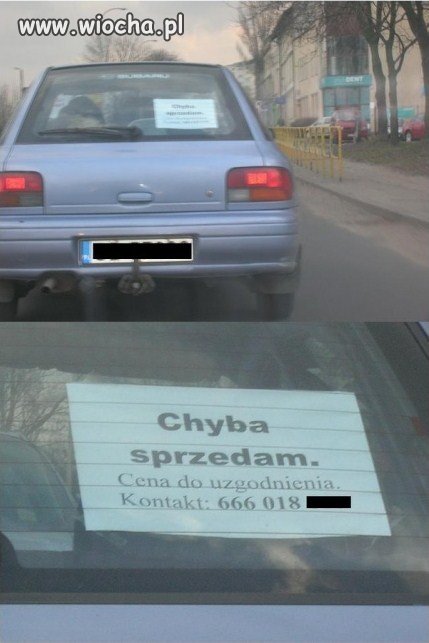 Chyba sprzedam.