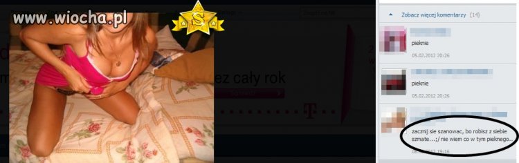 Lansik na NK ... + komentarz - Zacznij sie szanowac,...