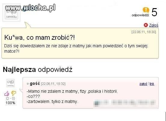 Głupie pytanie?