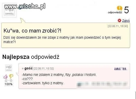 Głupie pytanie?