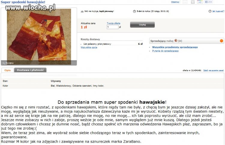 Spodenki zimą