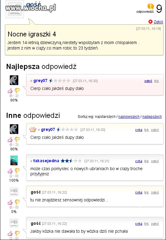 Z cyklu 14latek!!