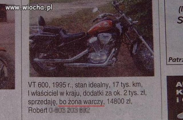 Żona warczy...