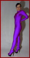 Violet woman