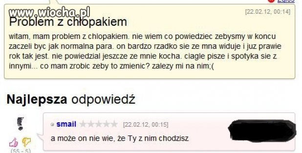Ale ludzie mają problemy 