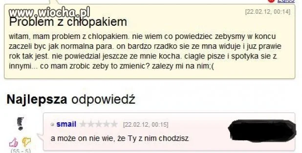 Ale ludzie mają problemy 