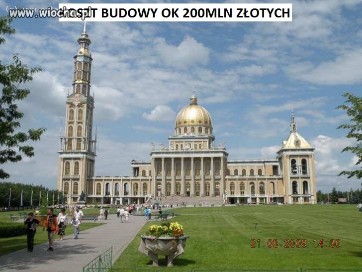 Ile kosztuje budowa "świętego miejsca"???
