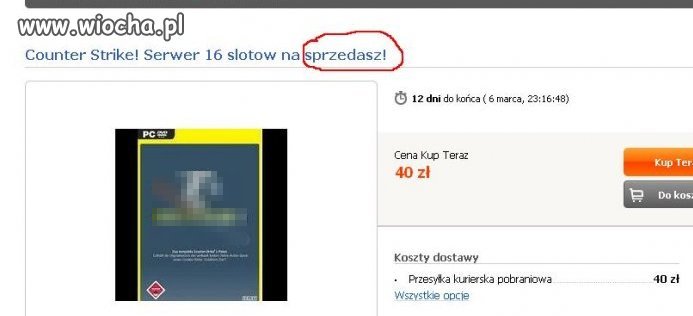 ''Serwer na sprzedasz''
