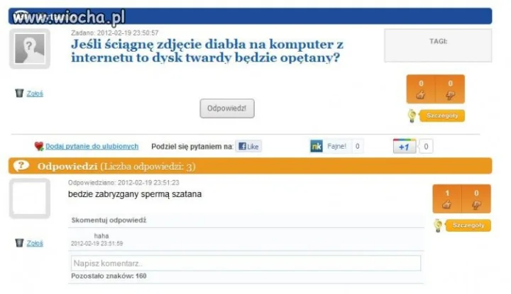 Jakie pytanie