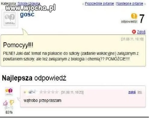 WĄTROBO PRZEPRASZAM