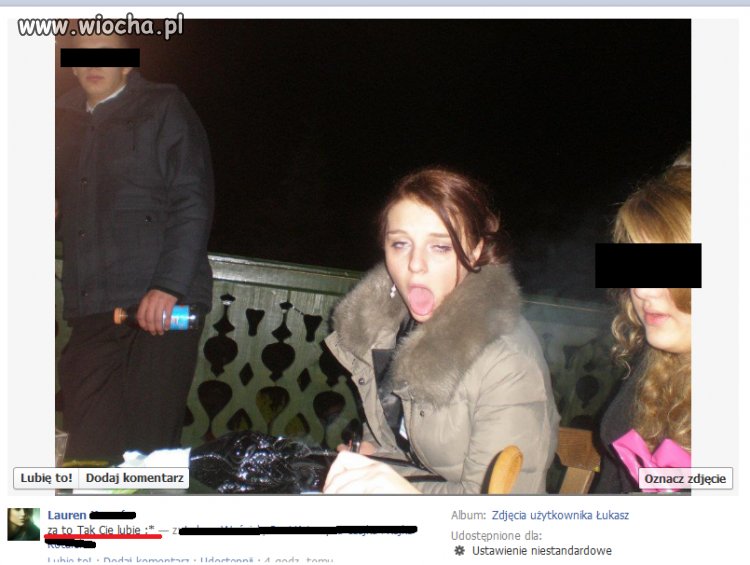 Ciekawe za co ją tak lubi