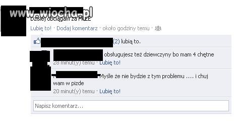 Za free? Czemu nie, obciagąj... ale psu chyba