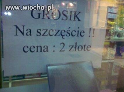 Cena za szczęście