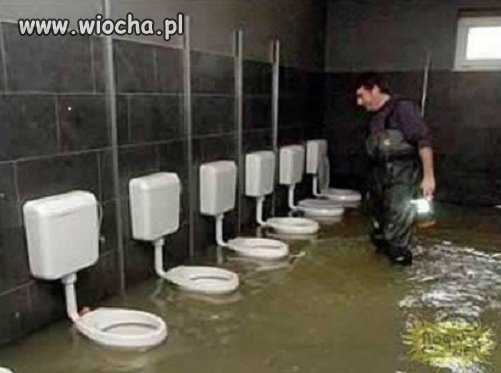 Chciałbym się dowiedzieć który jest zapchany ale