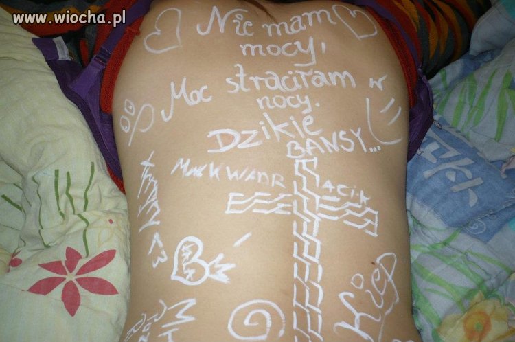Takie tam z markerem i czym tu się chwalić.