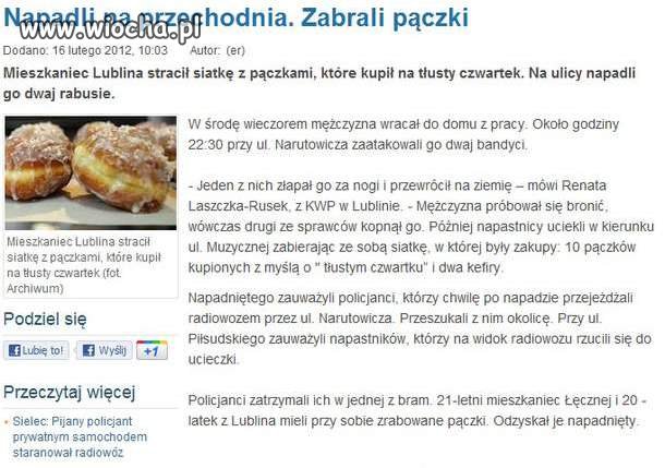 Czego ludzie nie zrobią, dla PĄCZKÓW...