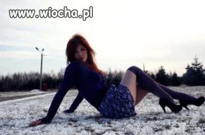 Ach te gorące 16 zimą na śniegu