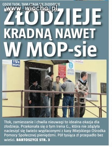 Mała literówka i to na głównej stronie gazety 