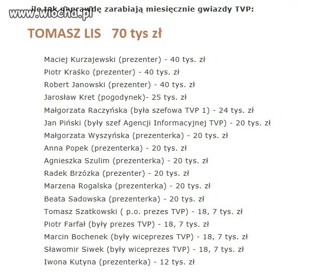 Abonament TV??  to jest powód by nie płacić!!!