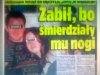 Zabił, bo śmierdziały mu nogi