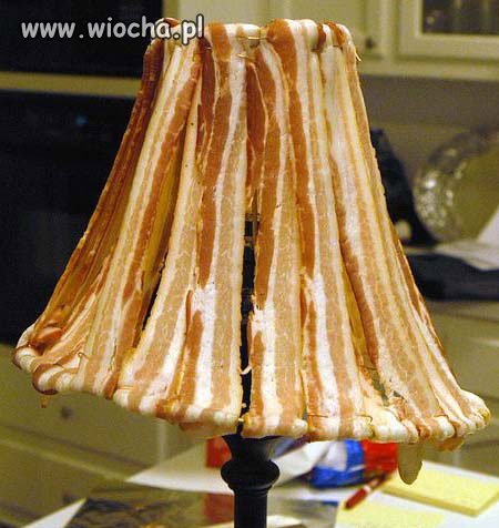 Lampa z bekonu