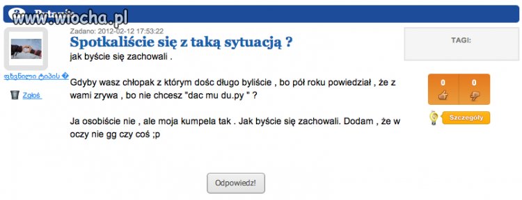 Spotkaliście się z taką sytuacją?