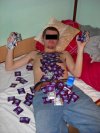 Podpis pod zdjęciem "king of the durex"