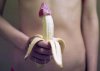 Banan w polewie