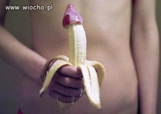 Banan w polewie