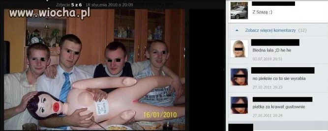 Takie tam z lalką...