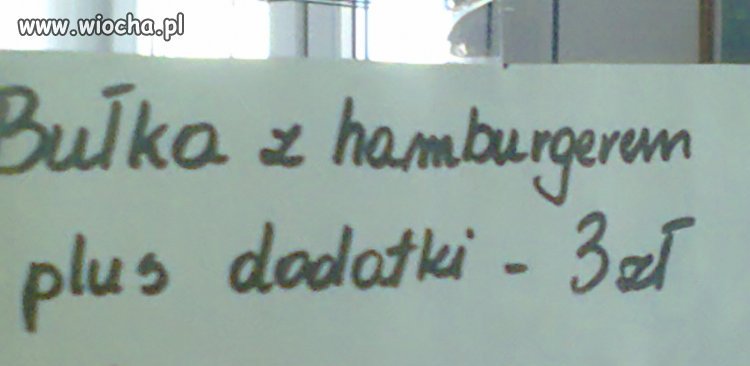 Bułka z hamburgerem  