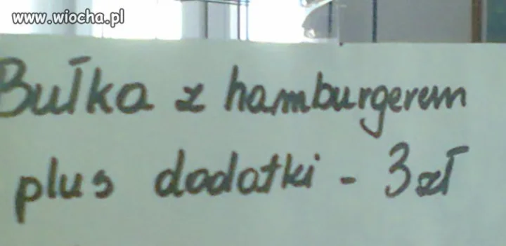 Bułka z hamburgerem  