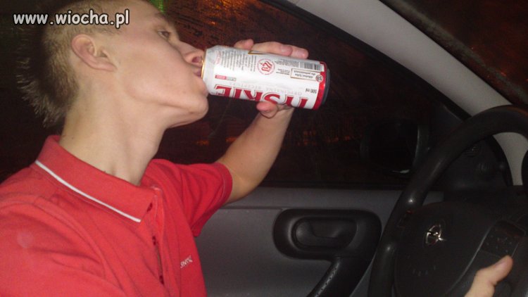 Podpis pod zdjęciem "no i jazdaa hehe"
