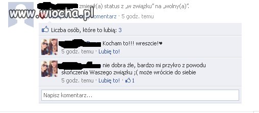 Najpierw się cieszy a później współczuje...
