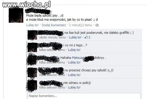 Chciała szkolić psy