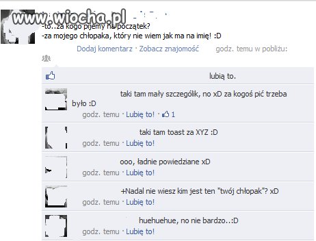 Bo grunt to mieć kogoś, kogo się dobrze zna.
