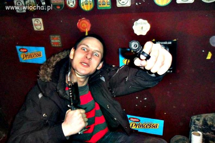 Kolejny 'cwaniak z bronią'...