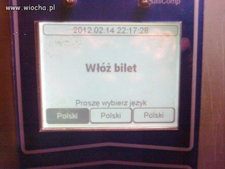 Takie coś to tylko w Polsce.