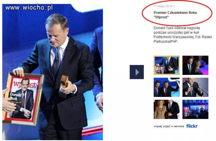 Tusk człowiekiem roku??
