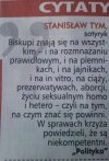 Wiocha czy mi się wydaje?