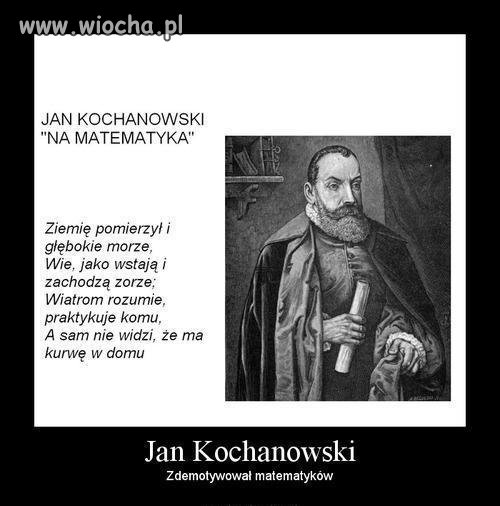 Prawdziwy wiersz Kochanowskiego