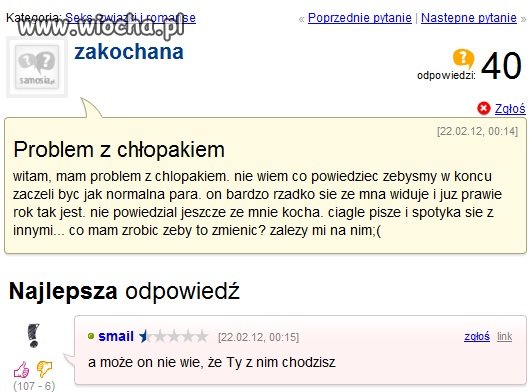 Może on nie wie