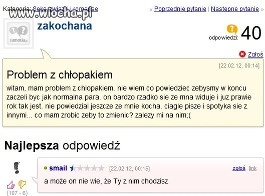Może on nie wie