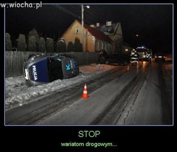 Stop wariatom drogowym